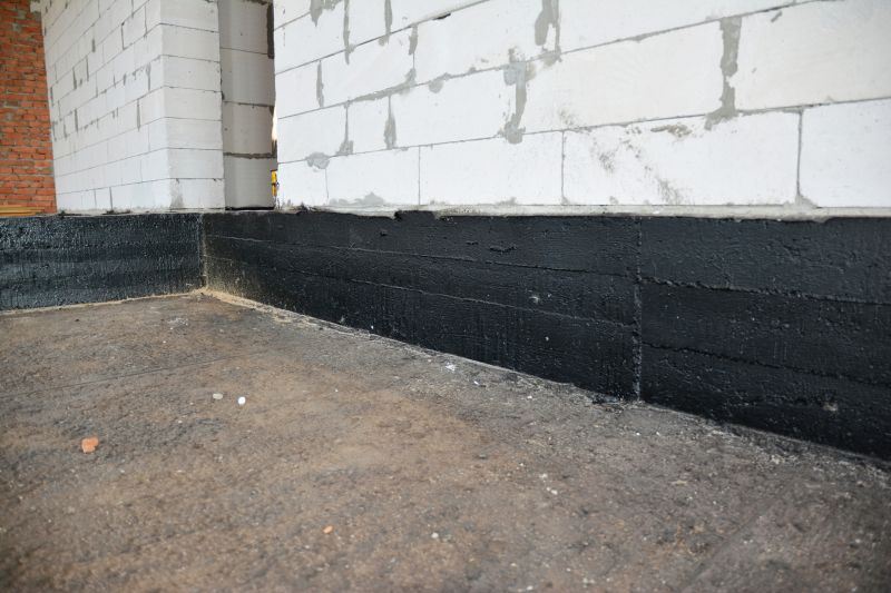 Foundation Wall Sealant Application